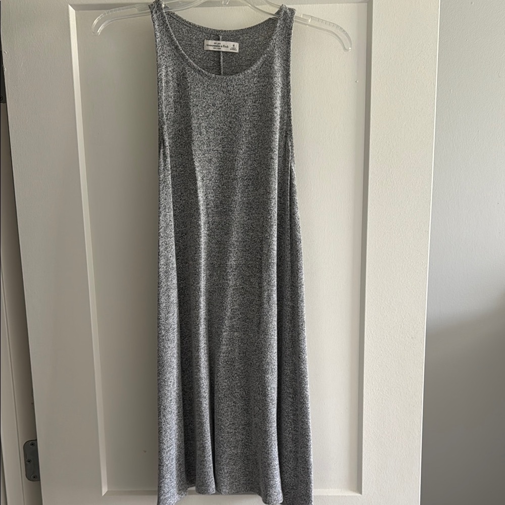 Abercrombie & Fitch Gray Sleeveless Sundress